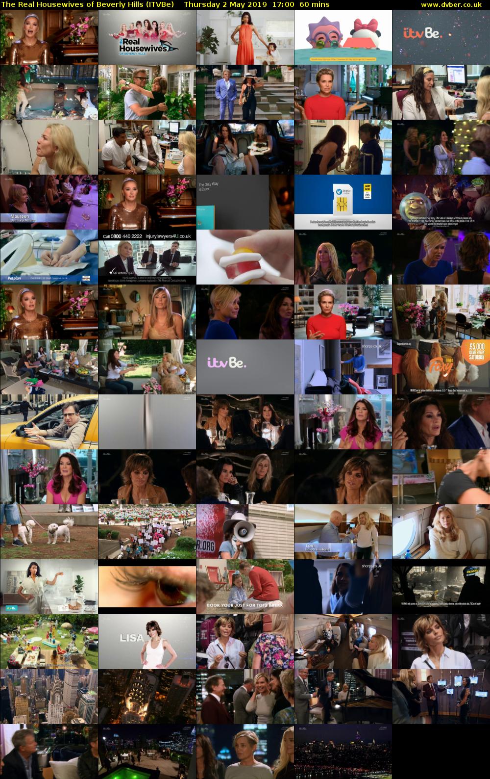 The Real Housewives of Beverly Hills (ITVBe) Thursday 2 May 2019 17:00 - 18:00