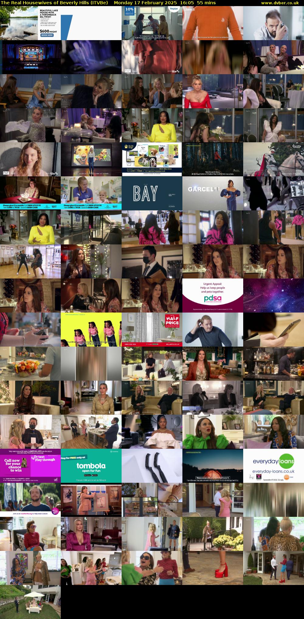 The Real Housewives of Beverly Hills (ITVBe) Monday 17 February 2025 16:05 - 17:00