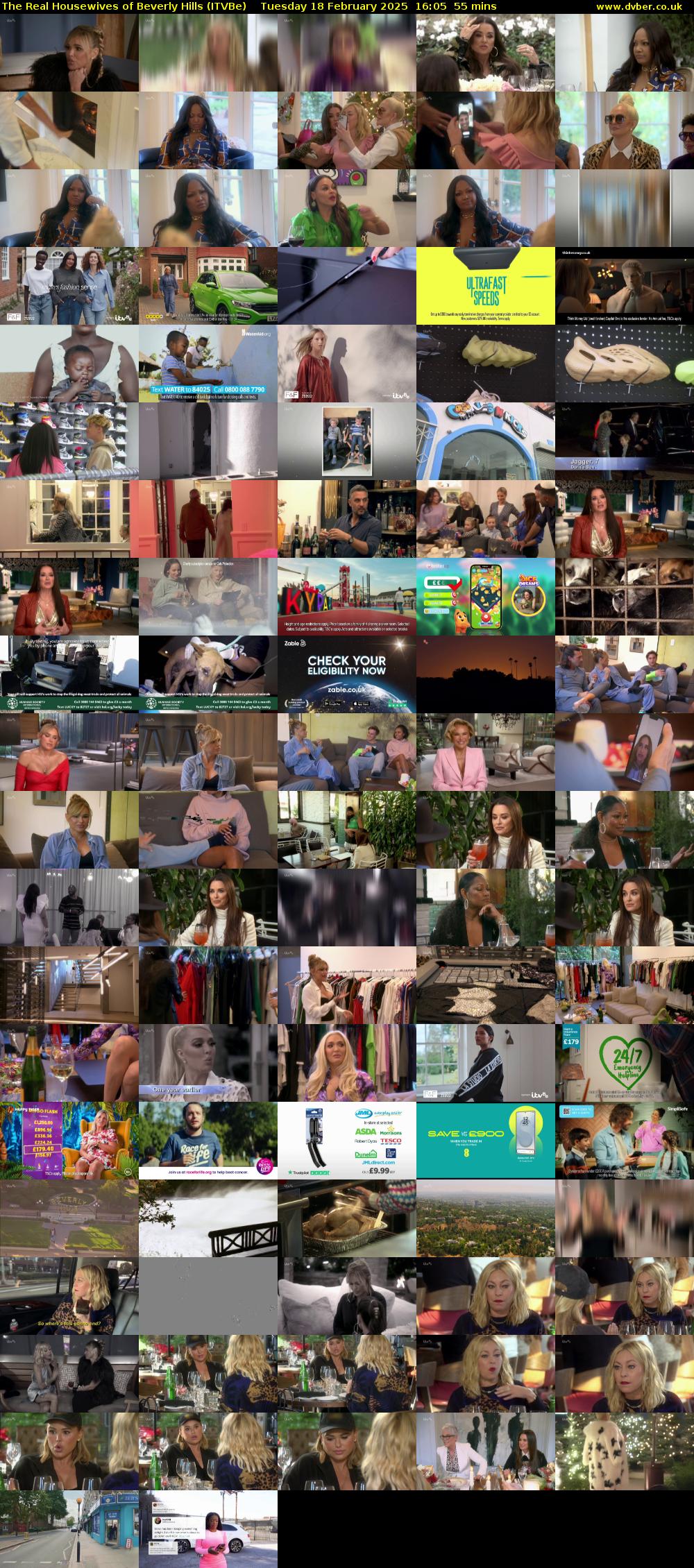 The Real Housewives of Beverly Hills (ITVBe) Tuesday 18 February 2025 16:05 - 17:00