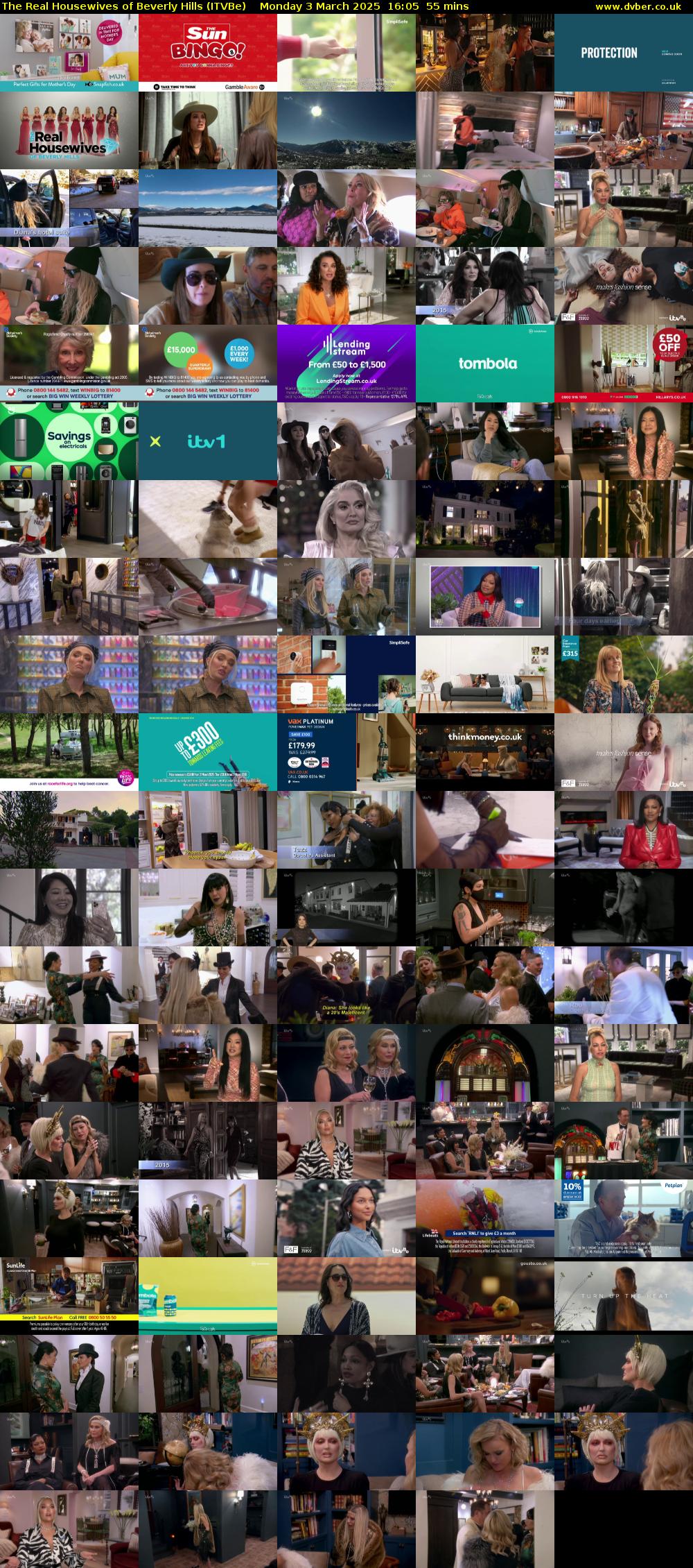 The Real Housewives of Beverly Hills (ITVBe) Monday 3 March 2025 16:05 - 17:00