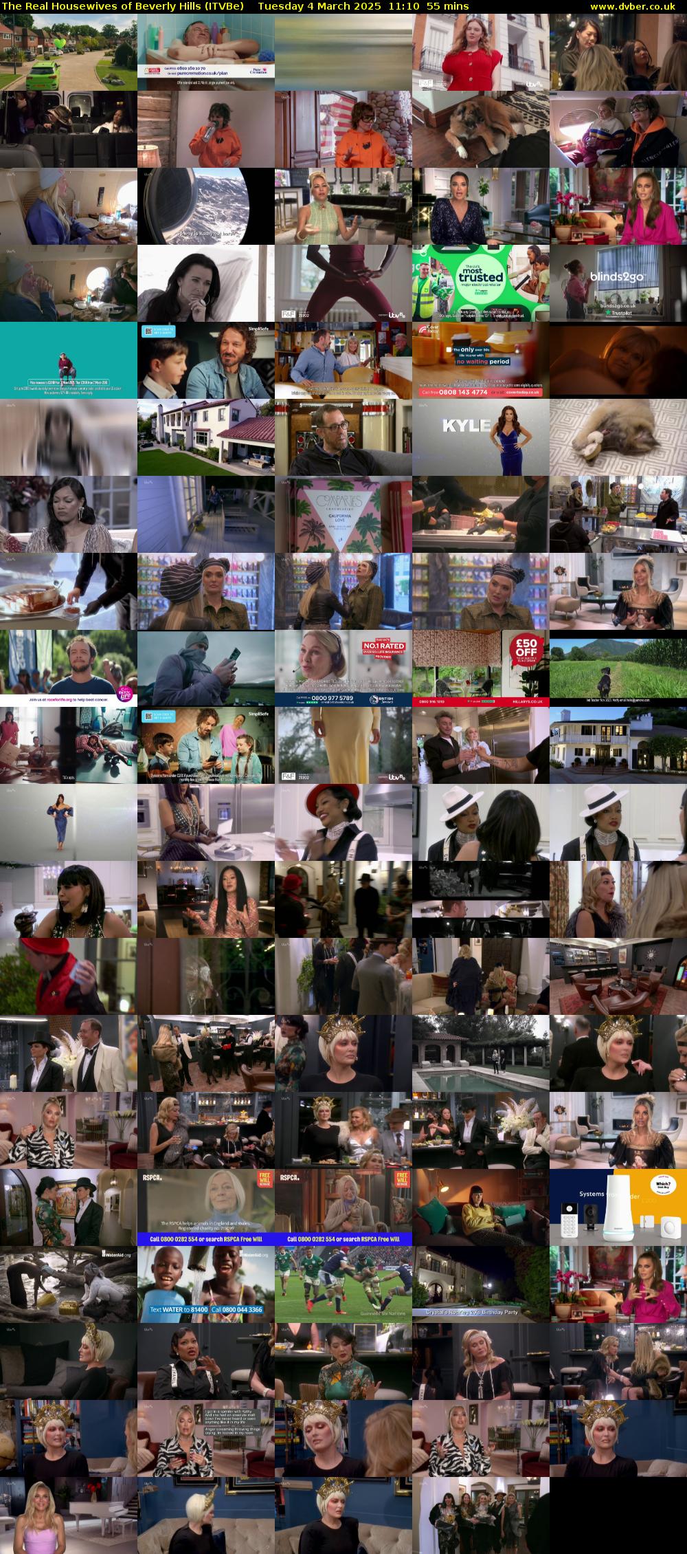 The Real Housewives of Beverly Hills (ITVBe) Tuesday 4 March 2025 11:10 - 12:05