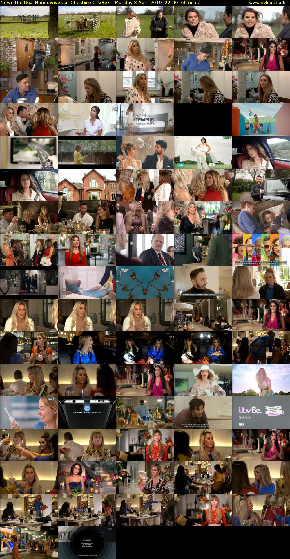 The Real Housewives of Cheshire (ITVBe) Monday 8 April 2019 22:00 - 23:00