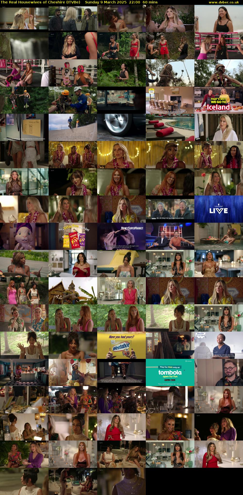 The Real Housewives of Cheshire (ITVBe) Sunday 9 March 2025 22:00 - 23:00