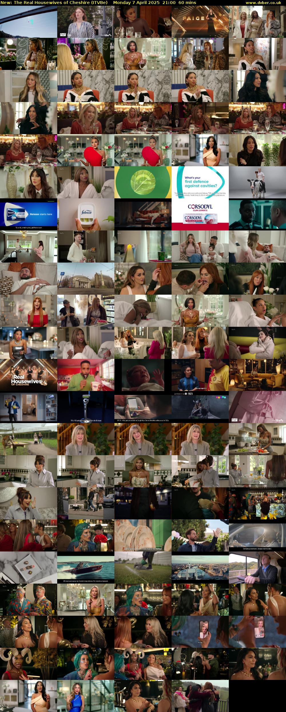 The Real Housewives of Cheshire (ITVBe) Monday 7 April 2025 21:00 - 22:00