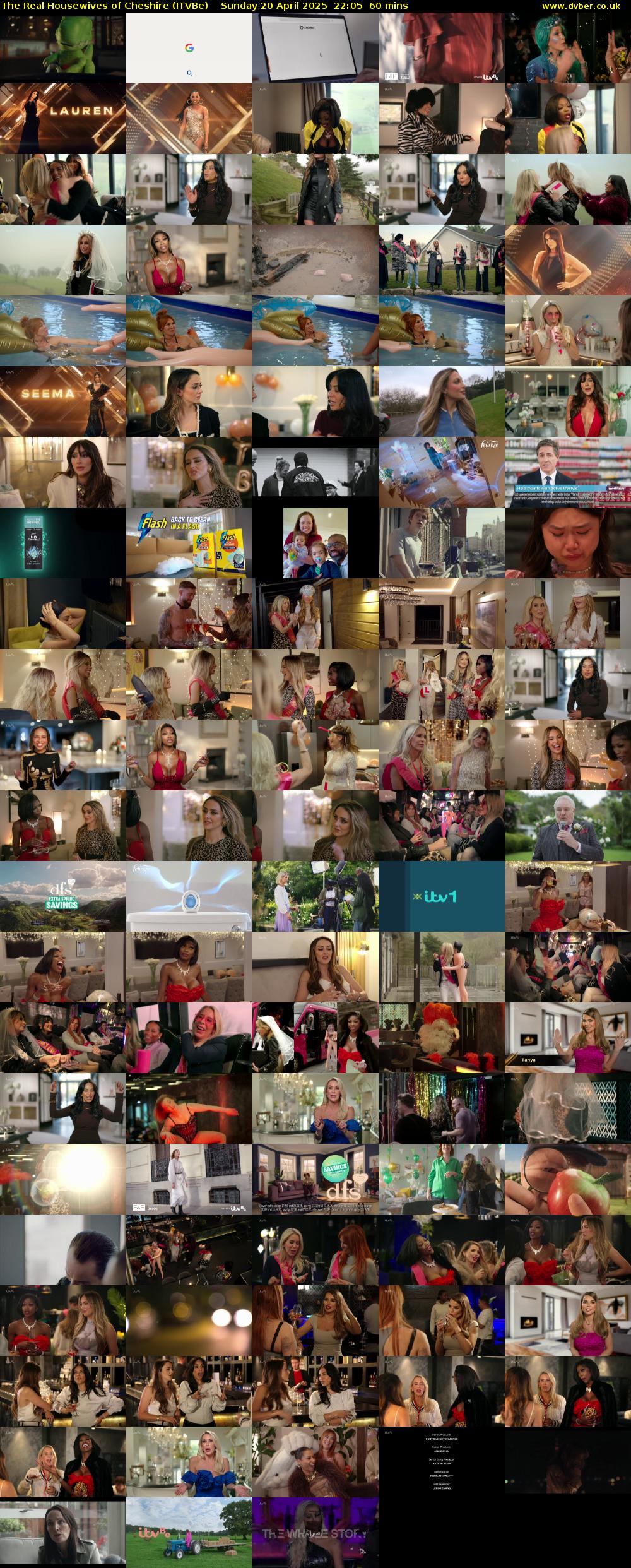 The Real Housewives of Cheshire (ITVBe) Sunday 20 April 2025 22:05 - 23:05