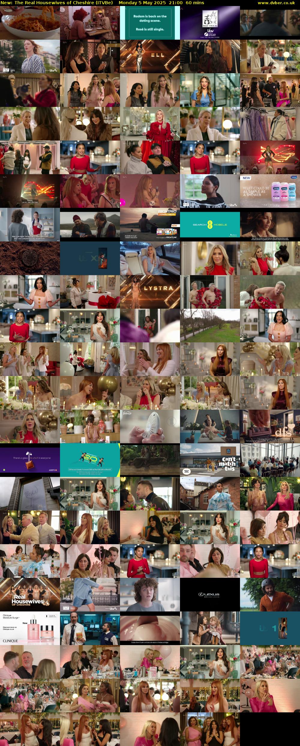 The Real Housewives of Cheshire (ITVBe) Monday 5 May 2025 21:00 - 22:00