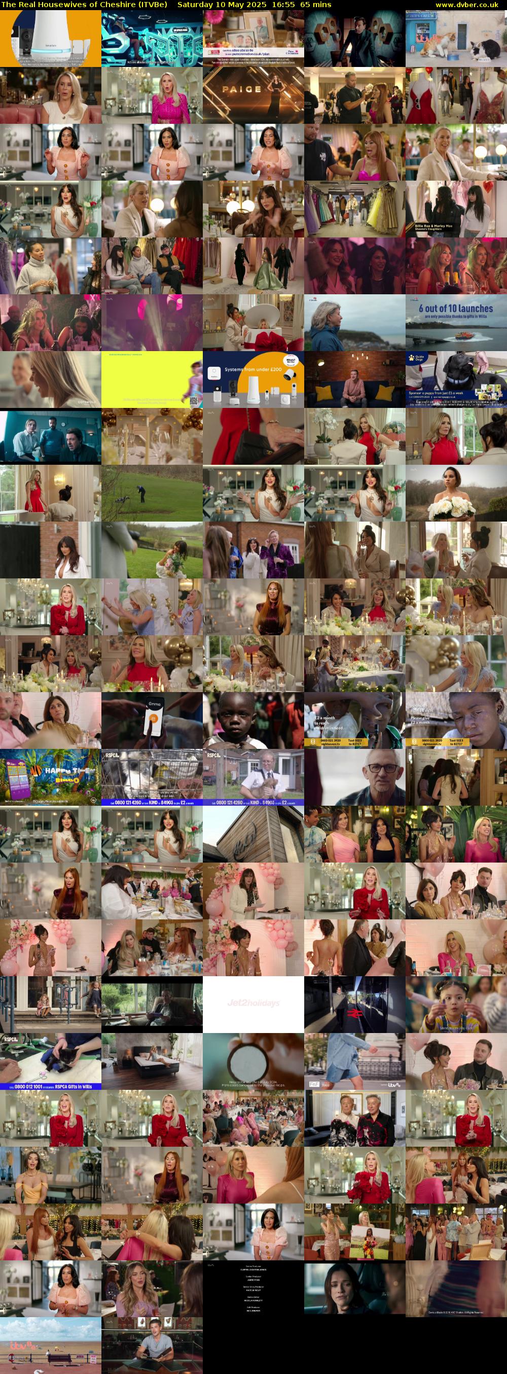 The Real Housewives of Cheshire (ITVBe) Saturday 10 May 2025 16:55 - 18:00