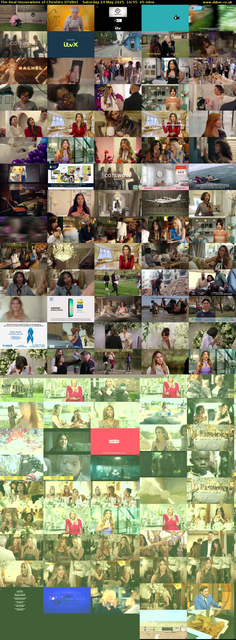 The Real Housewives of Cheshire (ITVBe) Saturday 24 May 2025 16:55 - 18:00