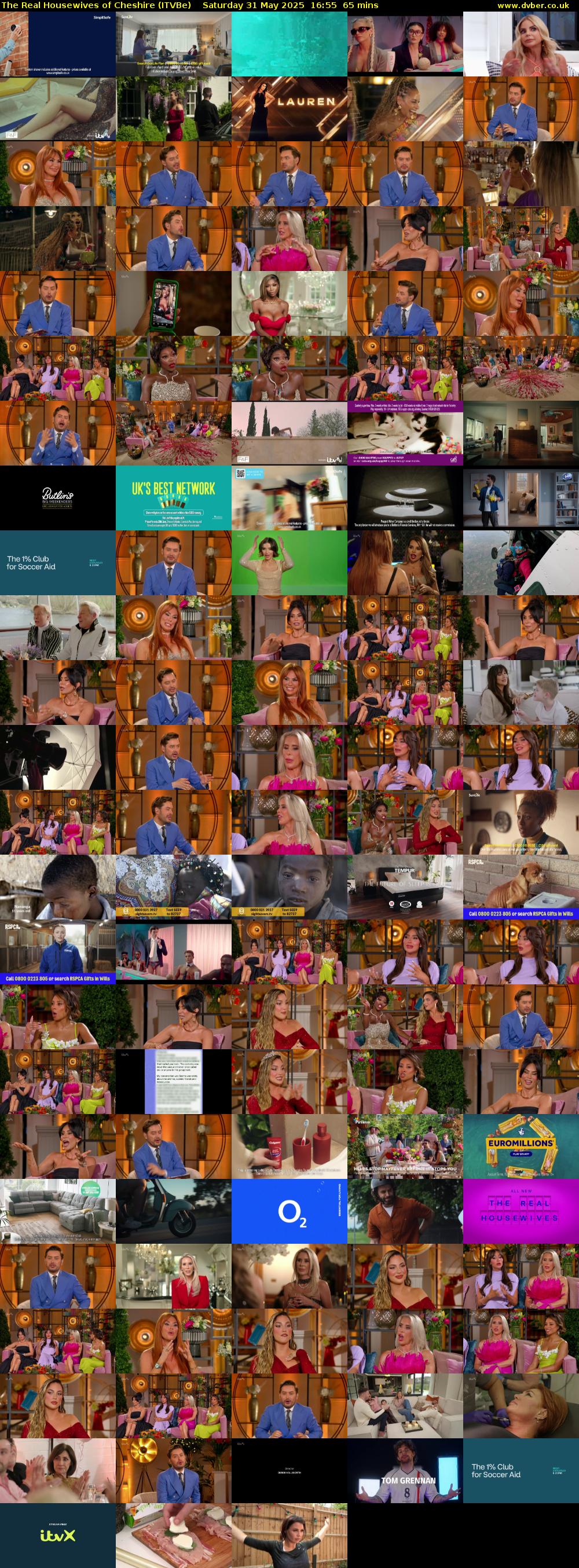 The Real Housewives of Cheshire (ITVBe) Saturday 31 May 2025 16:55 - 18:00