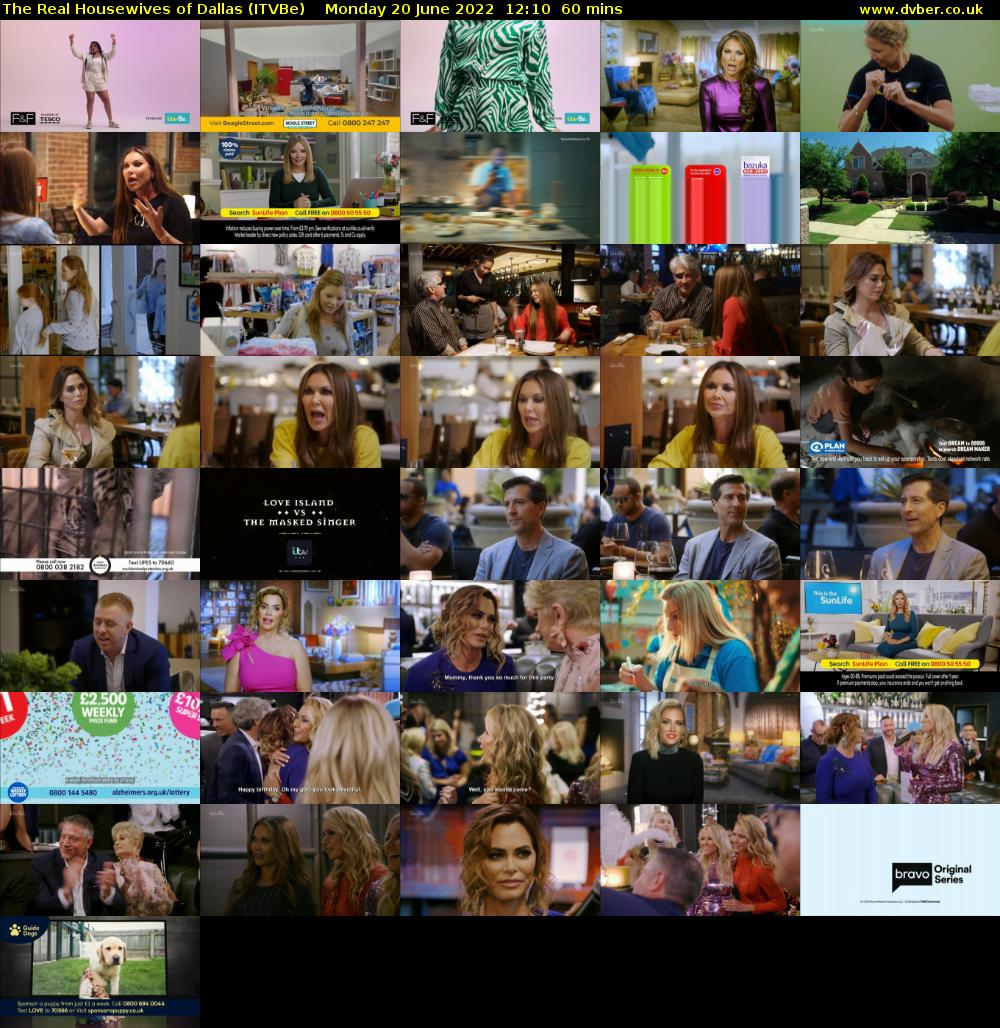 The Real Housewives of Dallas (ITVBe) Monday 20 June 2022 12:10 - 13:10