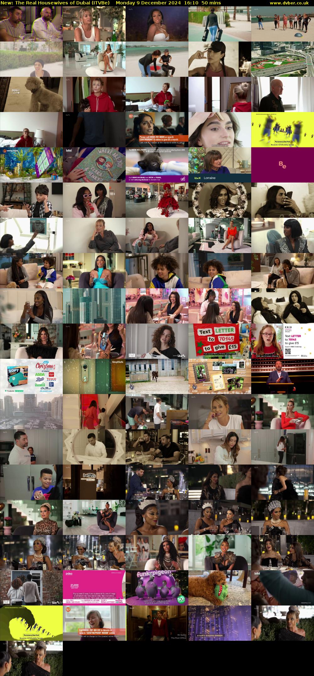 The Real Housewives of Dubai (ITVBe) Monday 9 December 2024 16:10 - 17:00