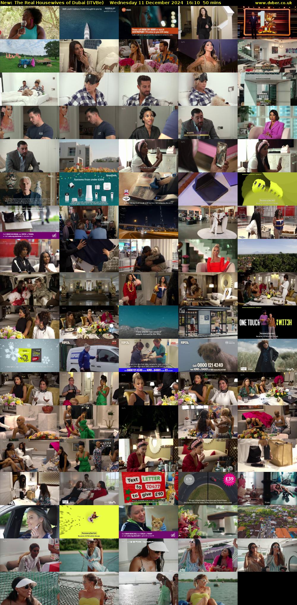 The Real Housewives of Dubai (ITVBe) Wednesday 11 December 2024 16:10 - 17:00