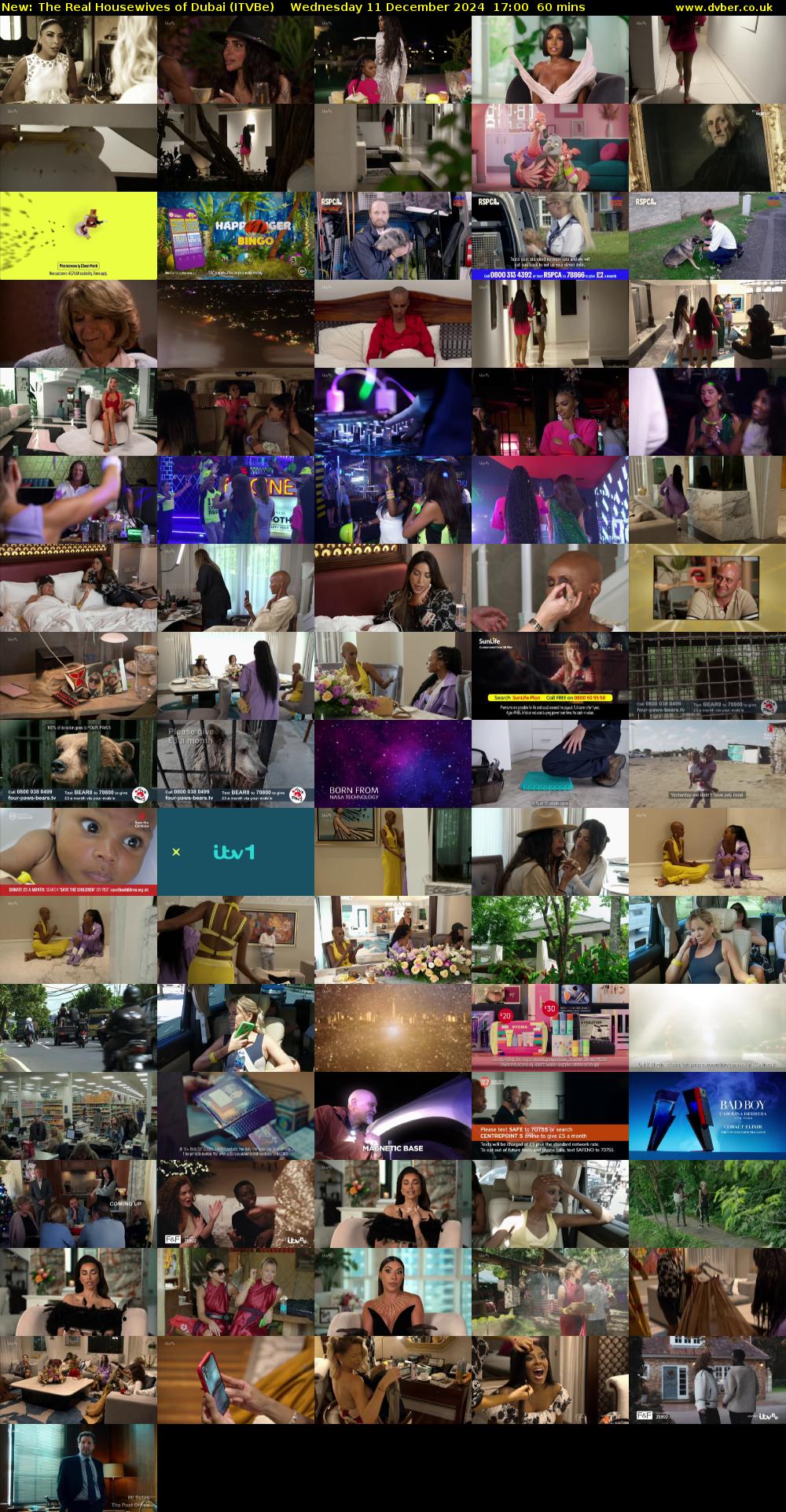 The Real Housewives of Dubai (ITVBe) Wednesday 11 December 2024 17:00 - 18:00