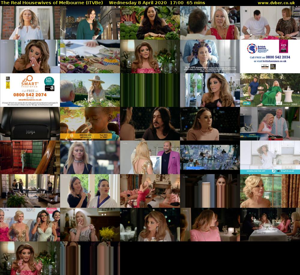 The Real Housewives of Melbourne (ITVBe) Wednesday 8 April 2020 17:00 - 18:05