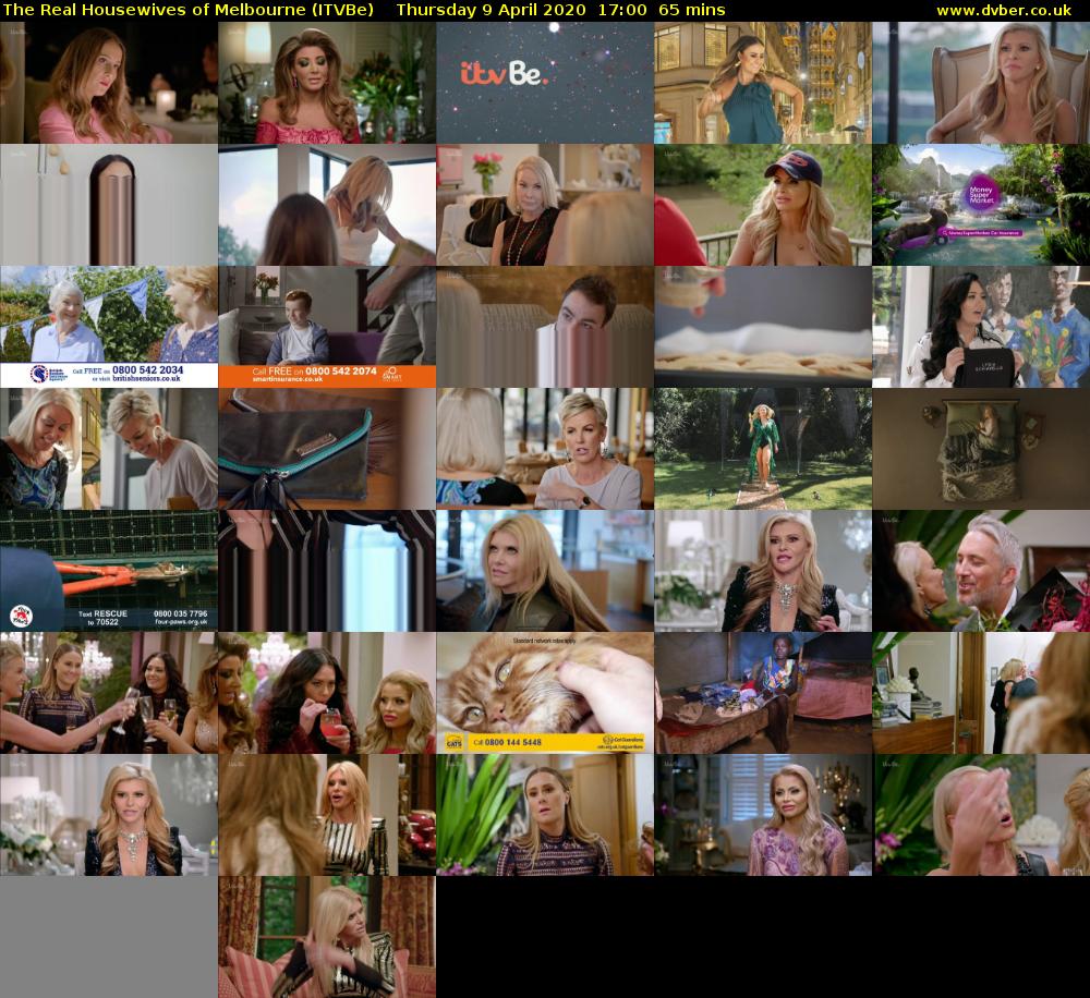 The Real Housewives of Melbourne (ITVBe) Thursday 9 April 2020 17:00 - 18:05