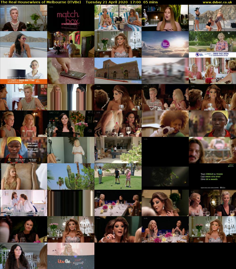 The Real Housewives of Melbourne (ITVBe) Tuesday 21 April 2020 17:00 - 18:05