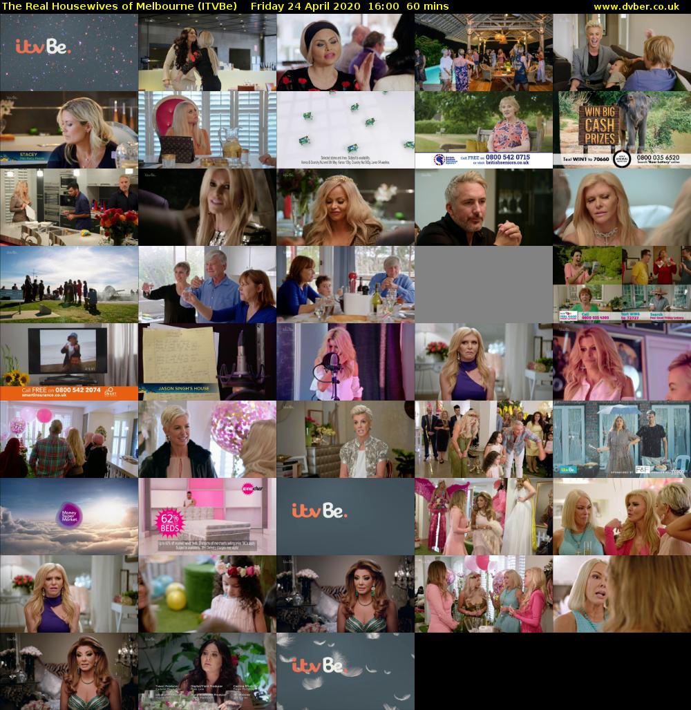 The Real Housewives of Melbourne (ITVBe) Friday 24 April 2020 16:00 - 17:00