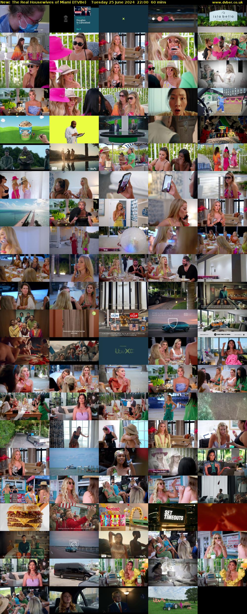 The Real Housewives of Miami (ITVBe) Tuesday 25 June 2024 22:00 - 23:00