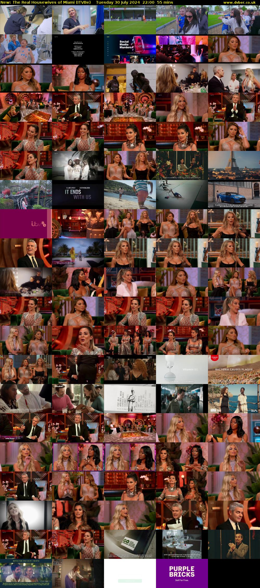 The Real Housewives of Miami (ITVBe) Tuesday 30 July 2024 22:00 - 22:55
