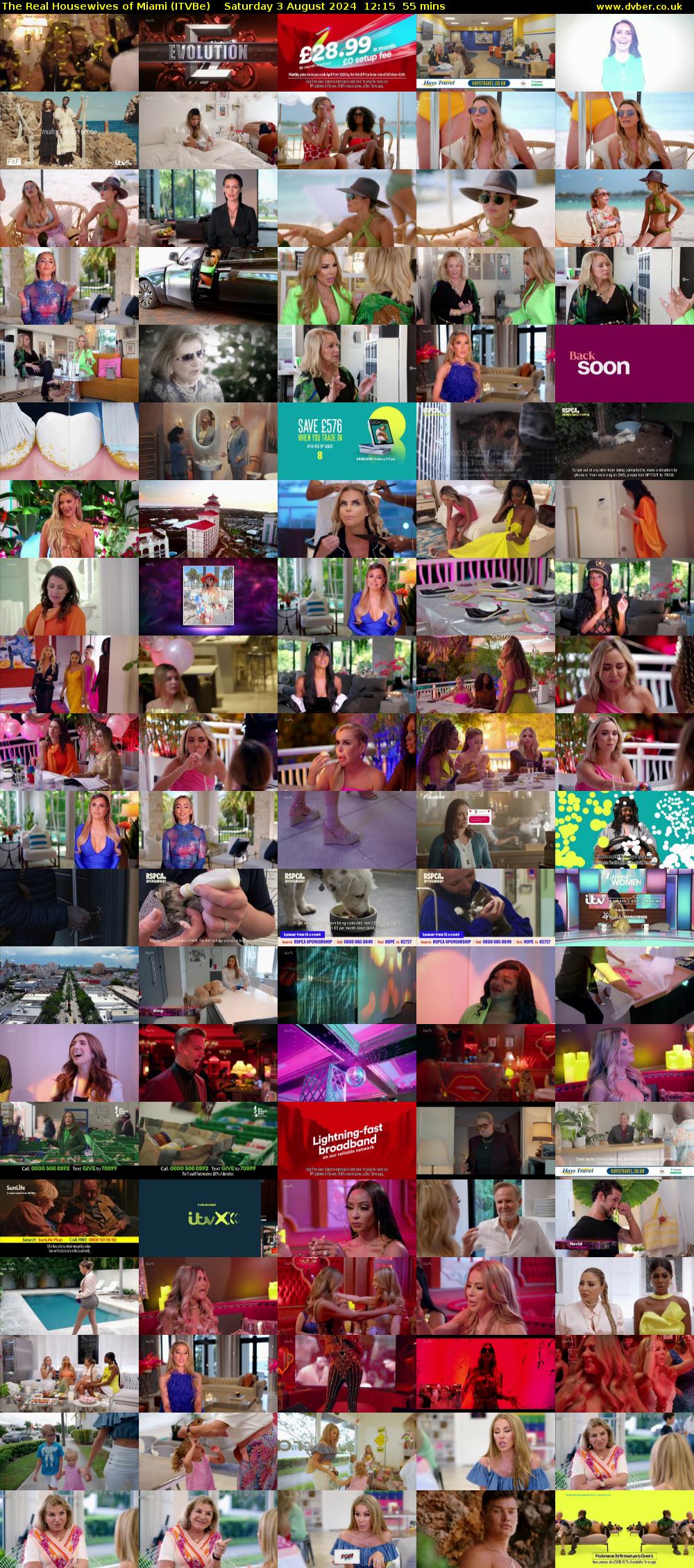 The Real Housewives of Miami (ITVBe) Saturday 3 August 2024 12:15 - 13:10