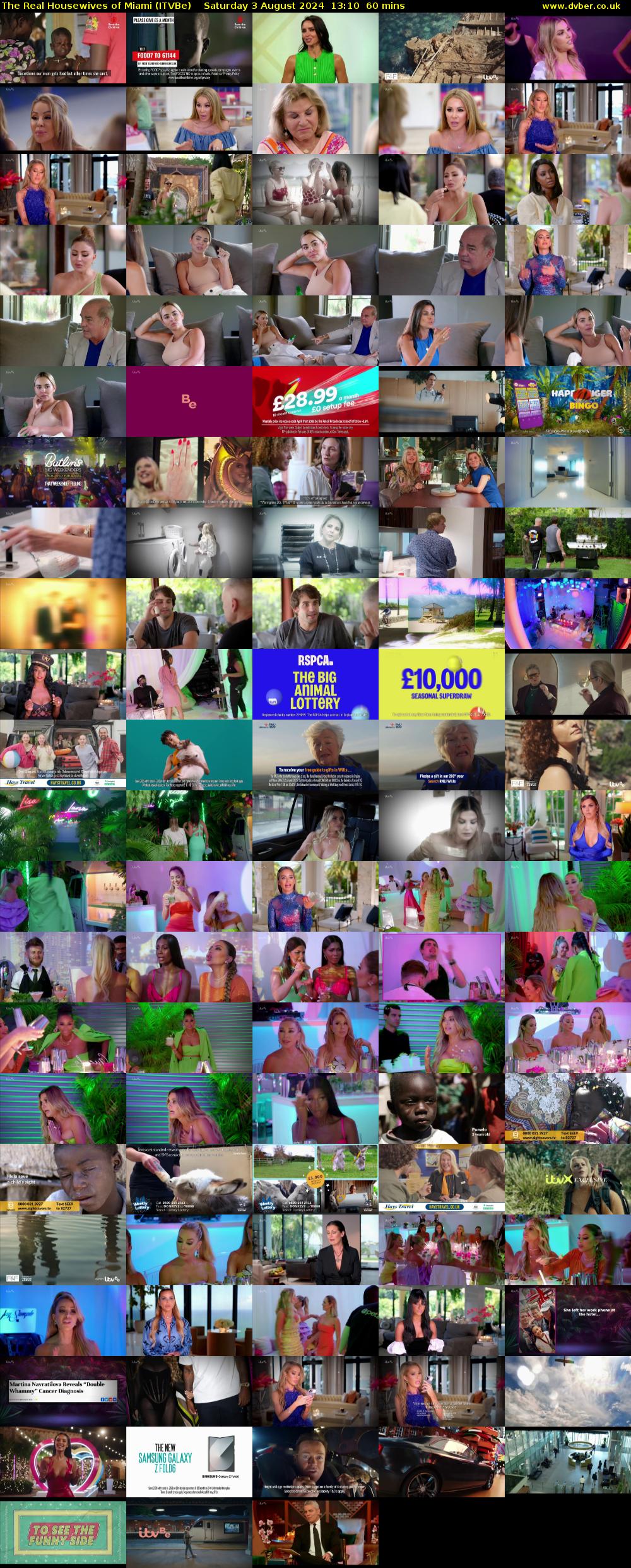 The Real Housewives of Miami (ITVBe) Saturday 3 August 2024 13:10 - 14:10