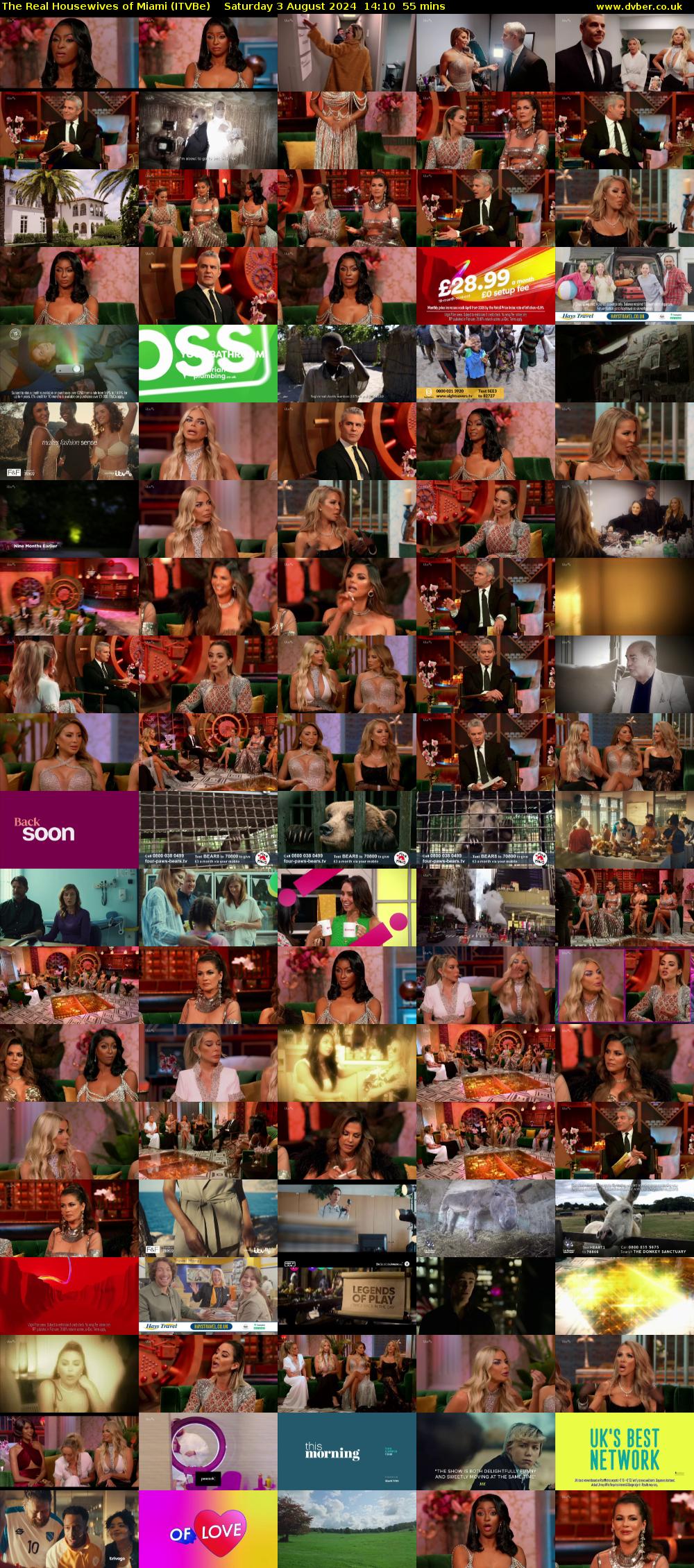 The Real Housewives of Miami (ITVBe) Saturday 3 August 2024 14:10 - 15:05