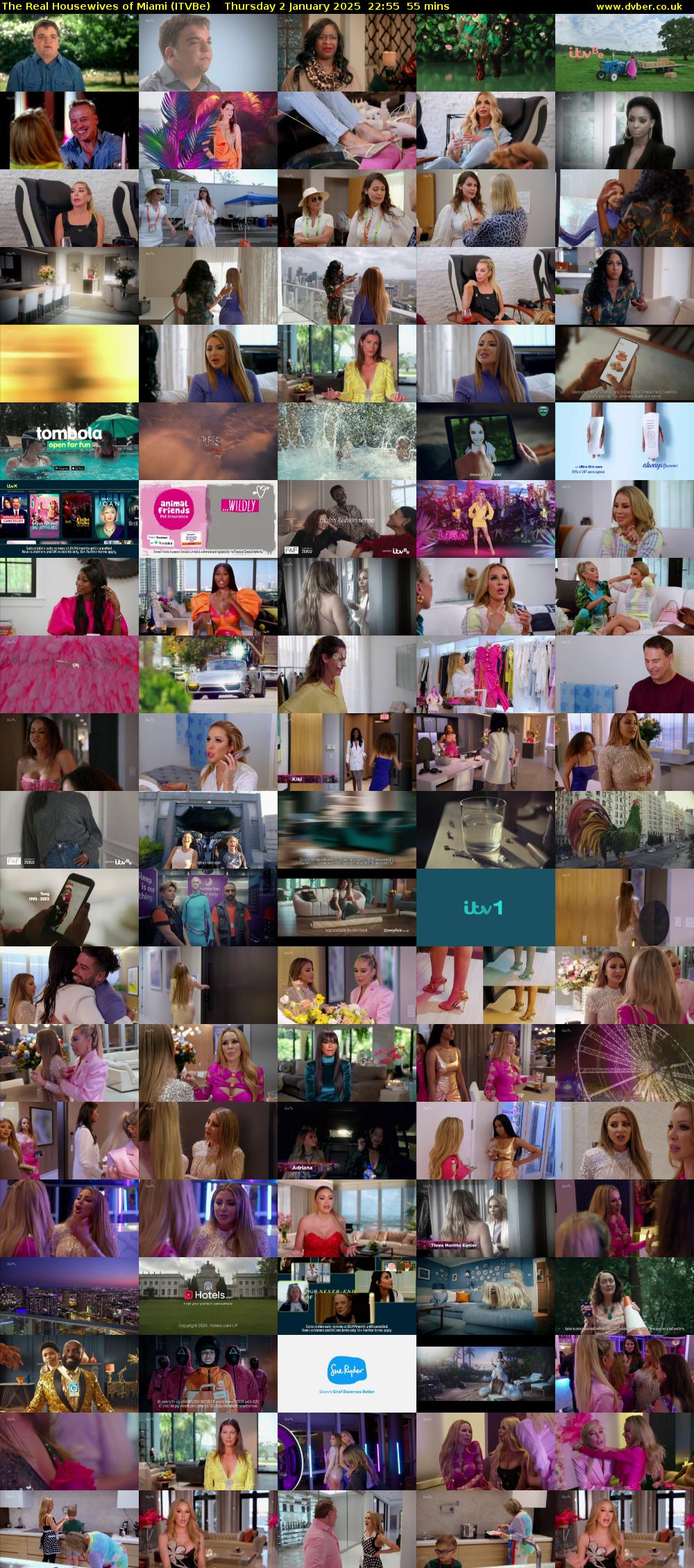 The Real Housewives of Miami (ITVBe) Thursday 2 January 2025 22:55 - 23:50