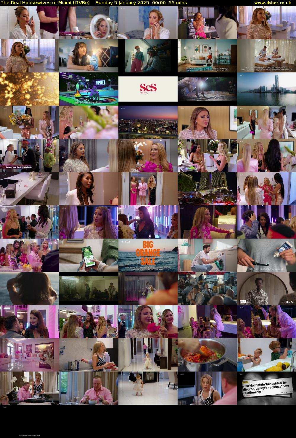 The Real Housewives of Miami (ITVBe) Sunday 5 January 2025 00:00 - 00:55