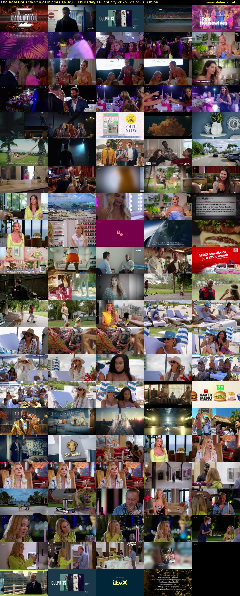 The Real Housewives of Miami (ITVBe) Thursday 16 January 2025 22:55 - 23:55