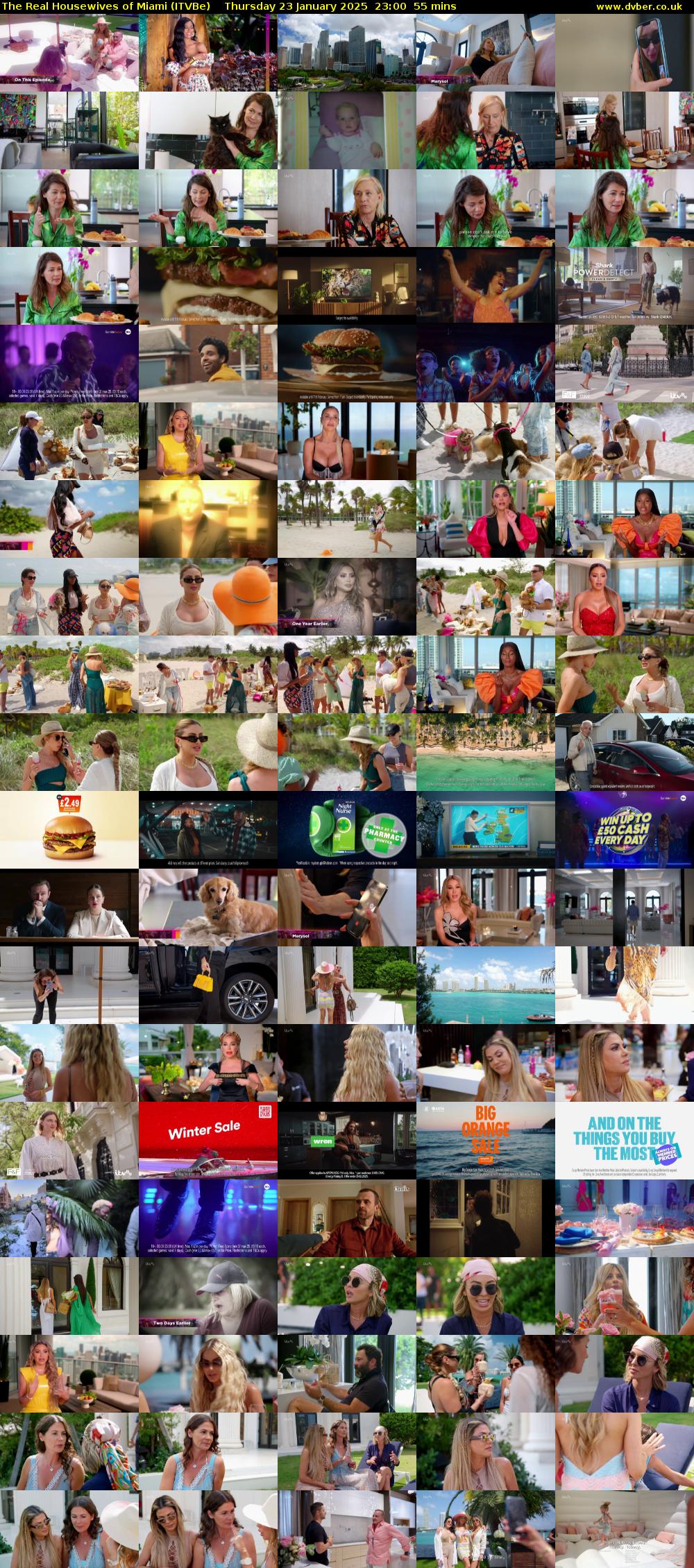 The Real Housewives of Miami (ITVBe) Thursday 23 January 2025 23:00 - 23:55