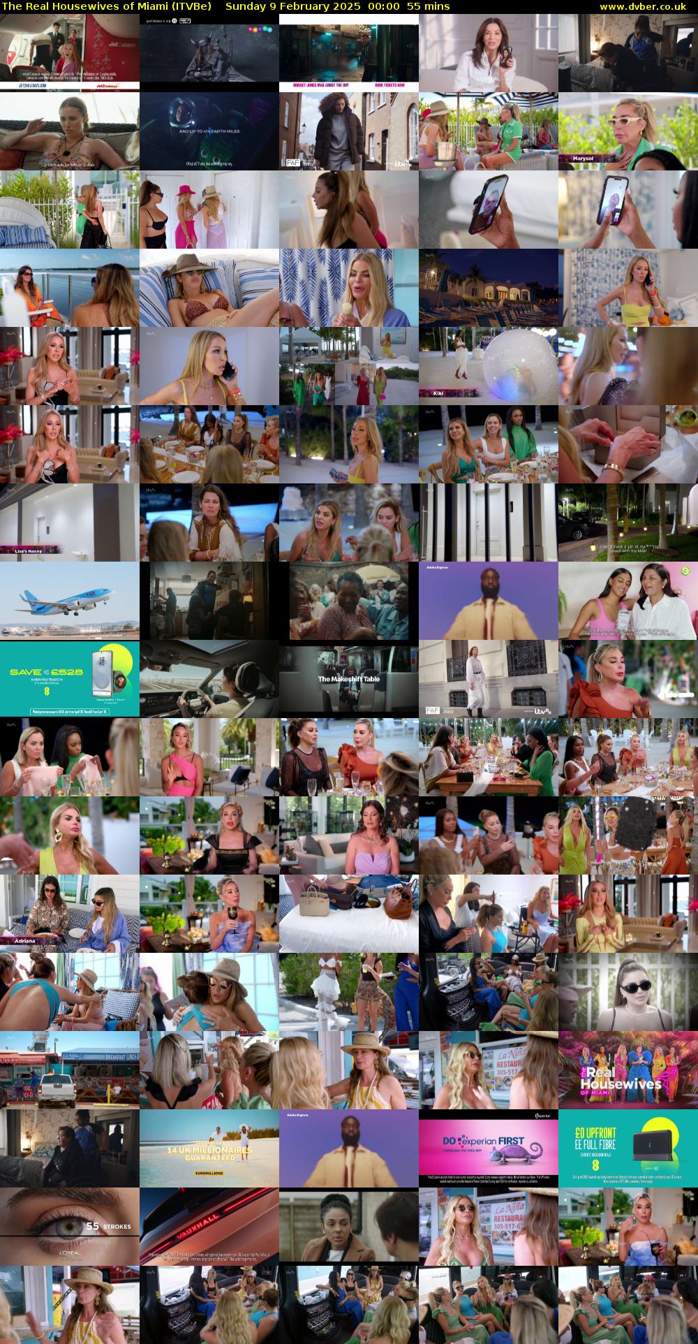 The Real Housewives of Miami (ITVBe) Sunday 9 February 2025 00:00 - 00:55
