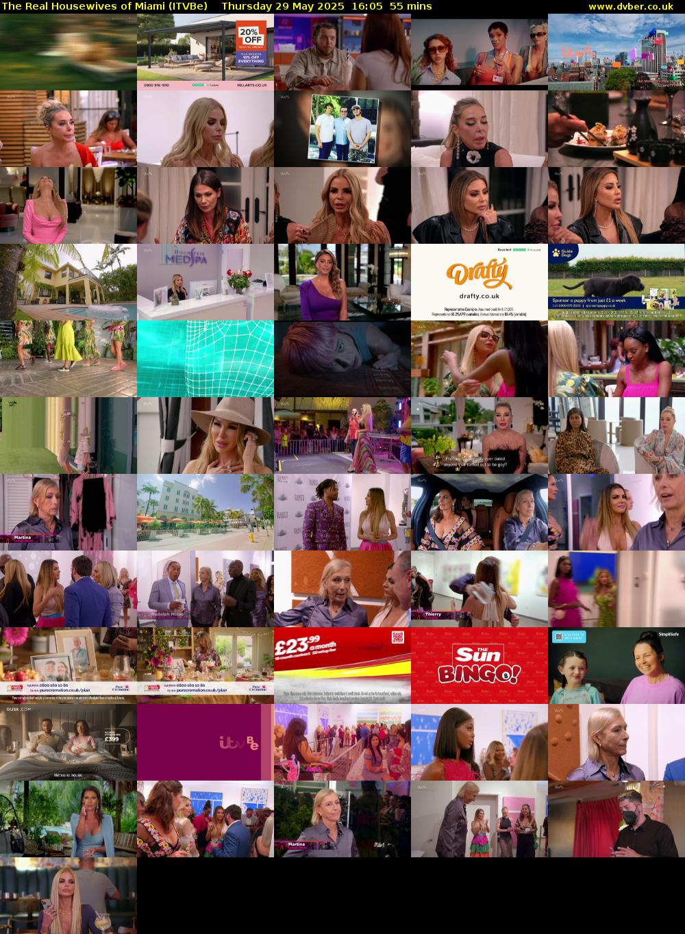 The Real Housewives of Miami (ITVBe) Thursday 29 May 2025 16:05 - 17:00