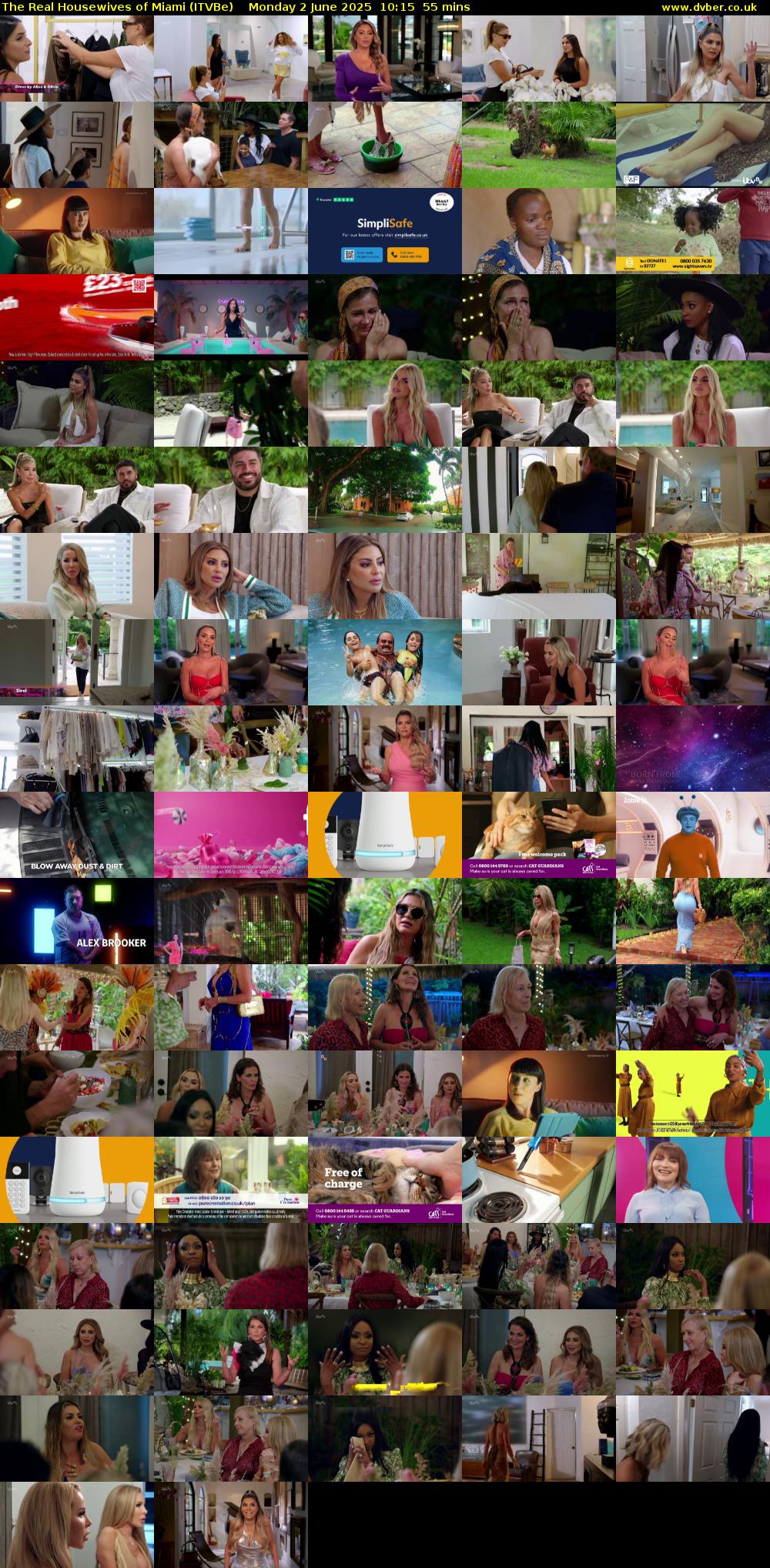 The Real Housewives of Miami (ITVBe) Monday 2 June 2025 10:15 - 11:10
