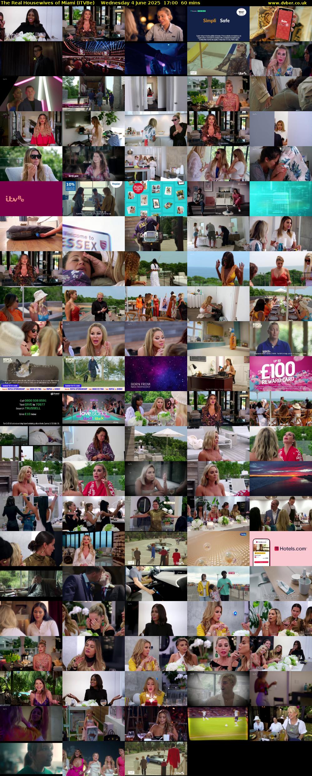 The Real Housewives of Miami (ITVBe) Wednesday 4 June 2025 17:00 - 18:00