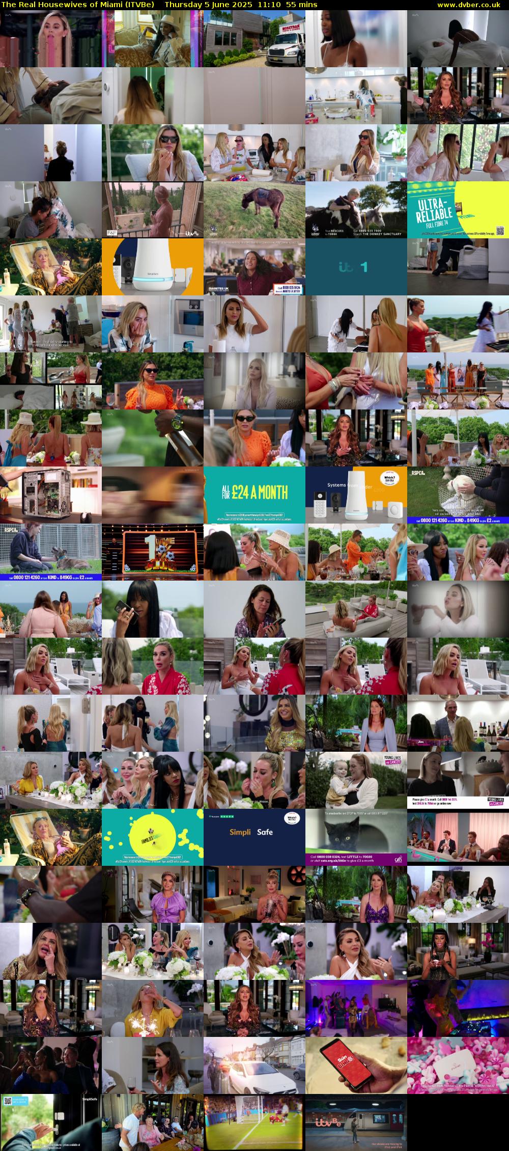The Real Housewives of Miami (ITVBe) Thursday 5 June 2025 11:10 - 12:05