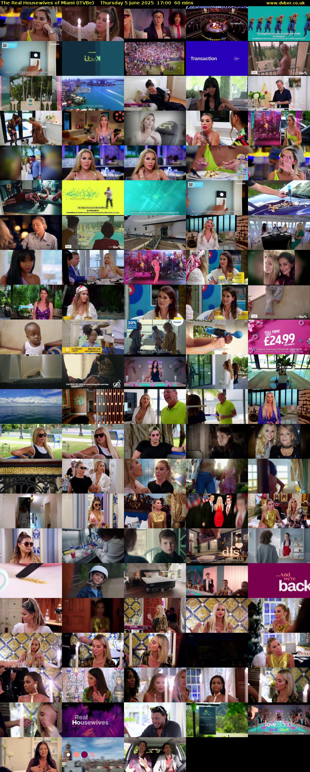 The Real Housewives of Miami (ITVBe) Thursday 5 June 2025 17:00 - 18:00