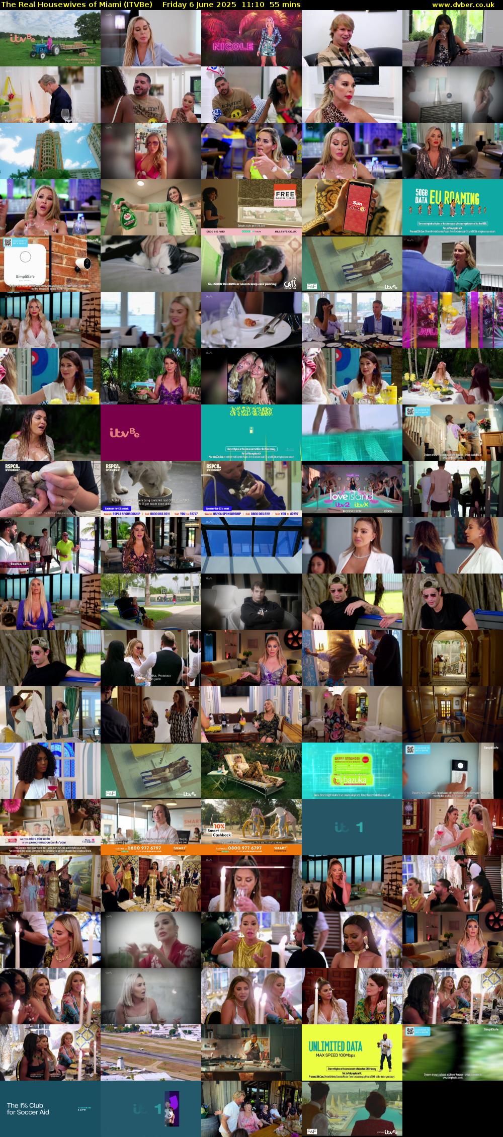 The Real Housewives of Miami (ITVBe) Friday 6 June 2025 11:10 - 12:05