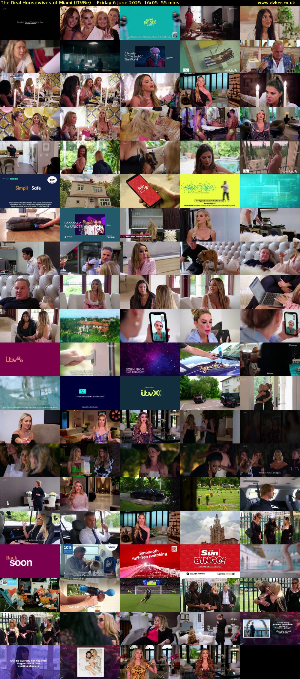 The Real Housewives of Miami (ITVBe) Friday 6 June 2025 16:05 - 17:00