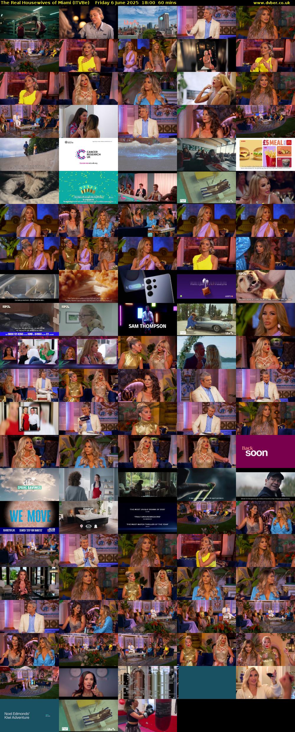 The Real Housewives of Miami (ITVBe) Friday 6 June 2025 18:00 - 19:00