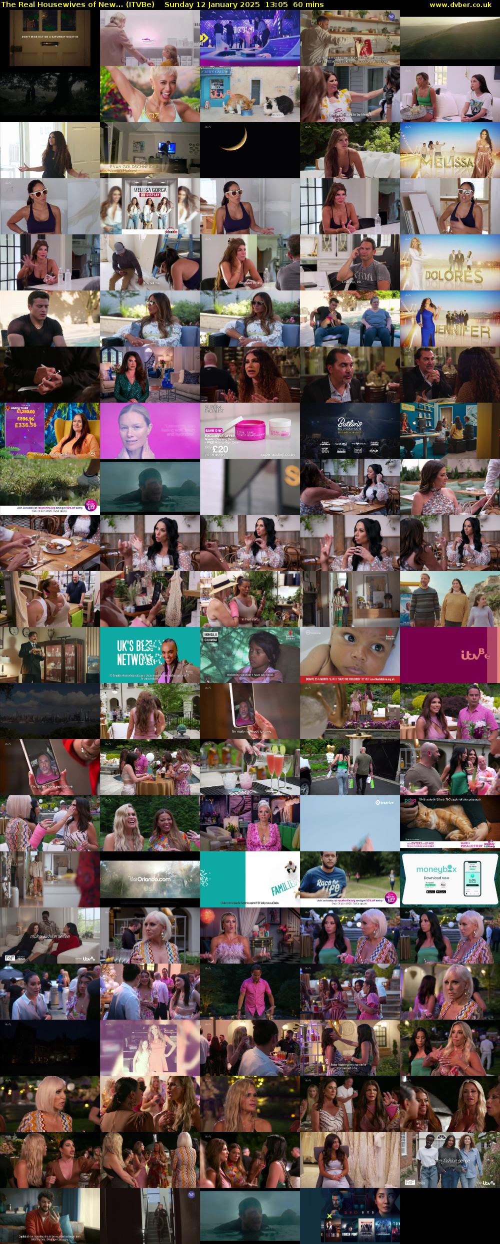 The Real Housewives of New... (ITVBe) Sunday 12 January 2025 13:05 - 14:05
