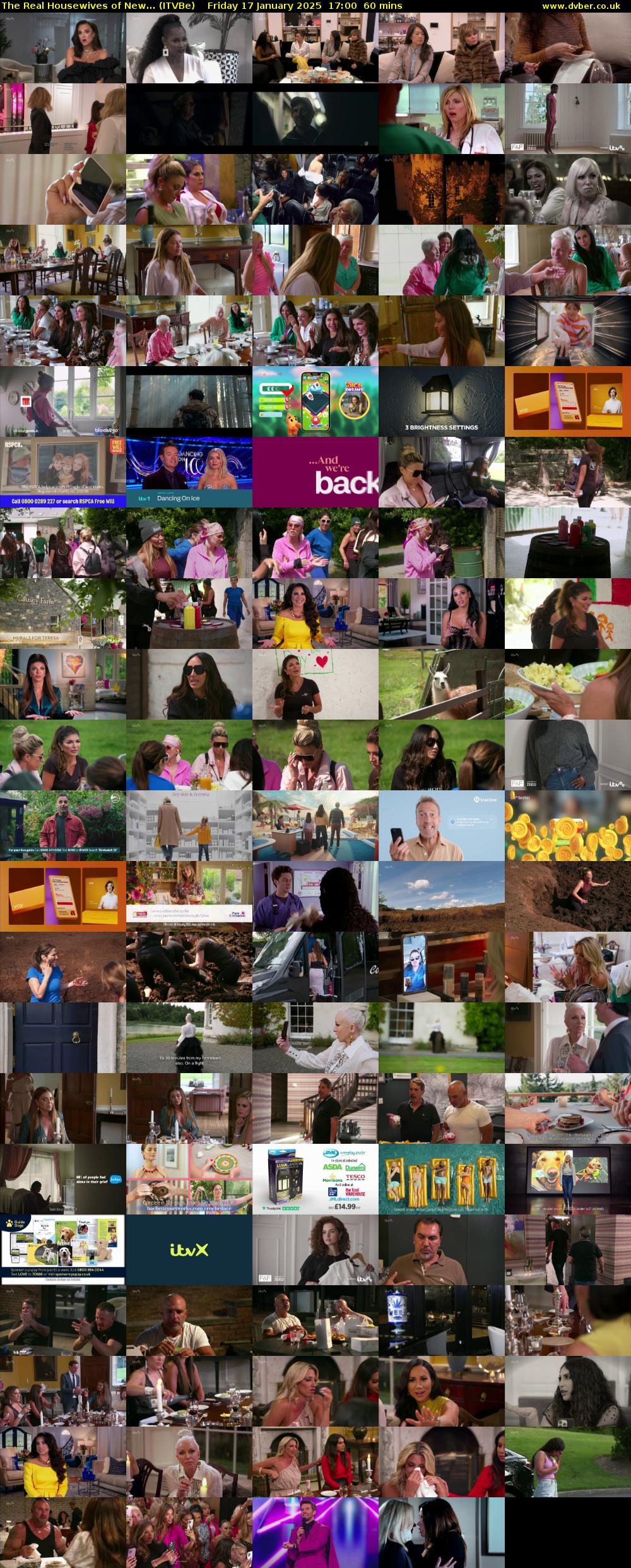 The Real Housewives of New... (ITVBe) Friday 17 January 2025 17:00 - 18:00