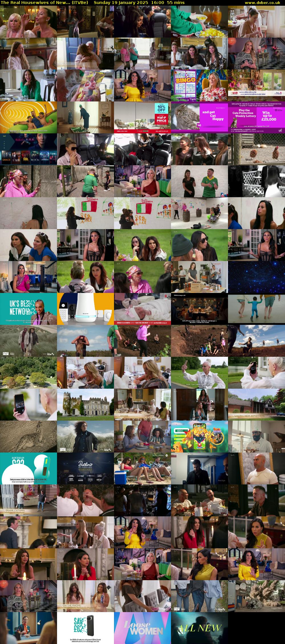 The Real Housewives of New... (ITVBe) Sunday 19 January 2025 16:00 - 16:55