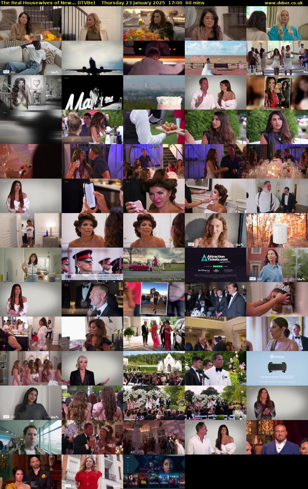 The Real Housewives of New... (ITVBe) Thursday 23 January 2025 17:00 - 18:00