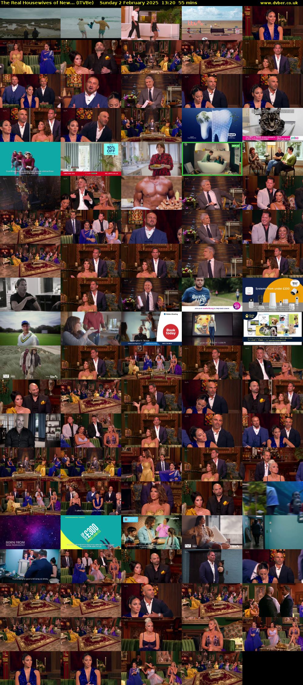 The Real Housewives of New... (ITVBe) Sunday 2 February 2025 13:20 - 14:15