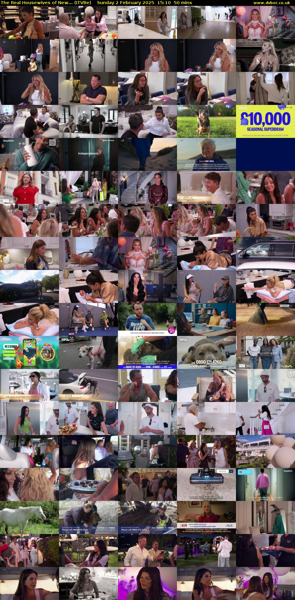 The Real Housewives of New... (ITVBe) Sunday 2 February 2025 15:10 - 16:00