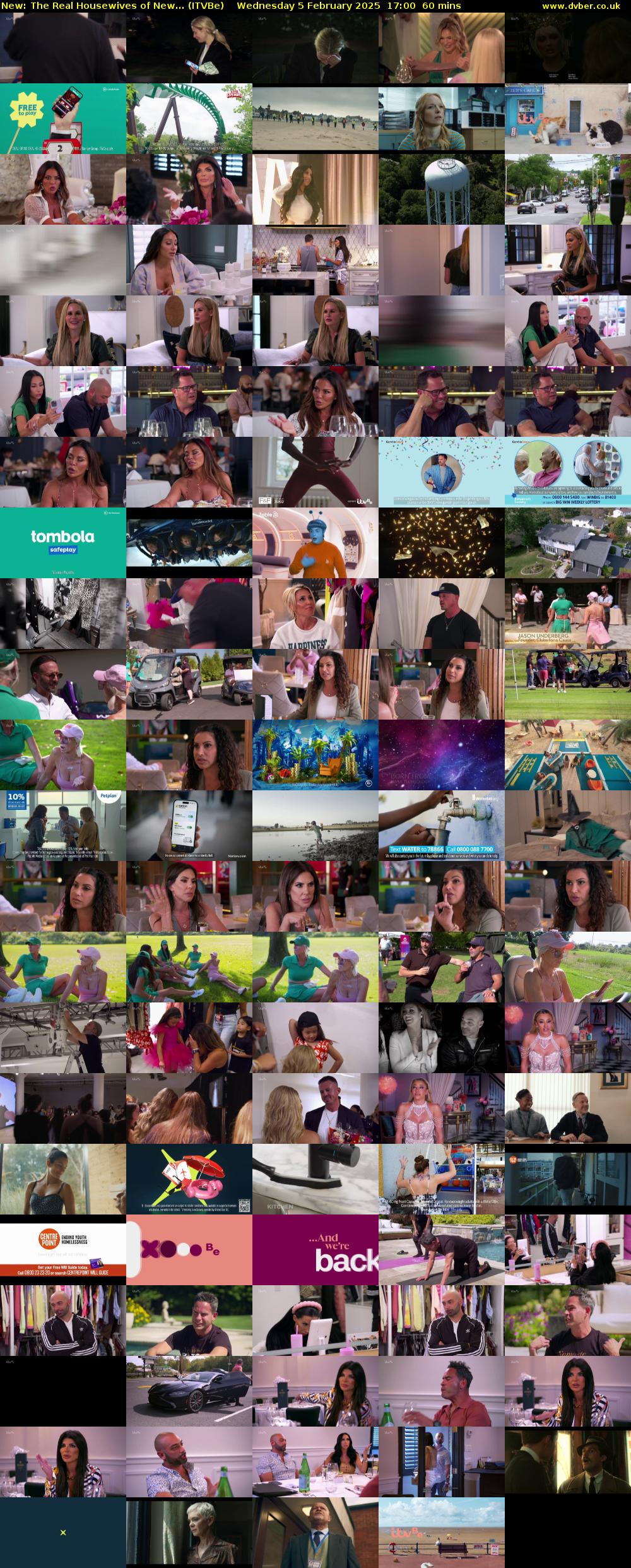 The Real Housewives of New... (ITVBe) Wednesday 5 February 2025 17:00 - 18:00