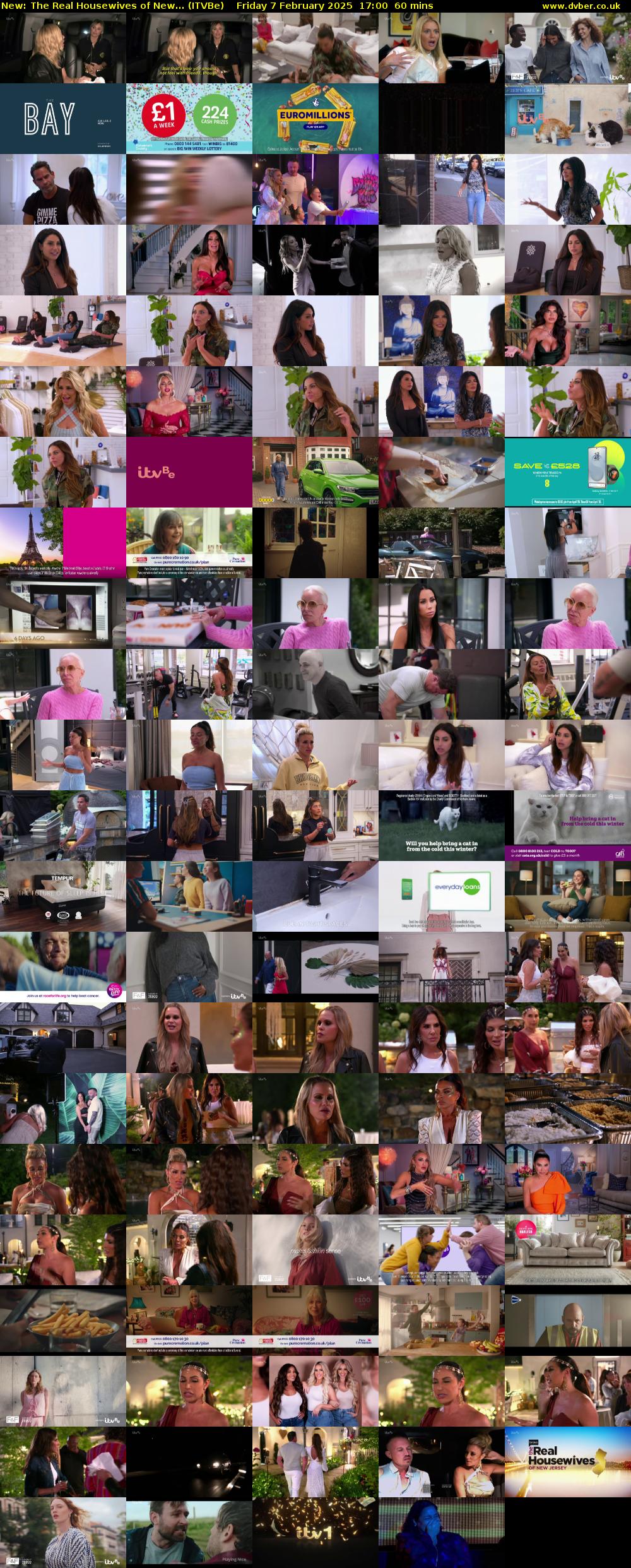 The Real Housewives of New... (ITVBe) Friday 7 February 2025 17:00 - 18:00