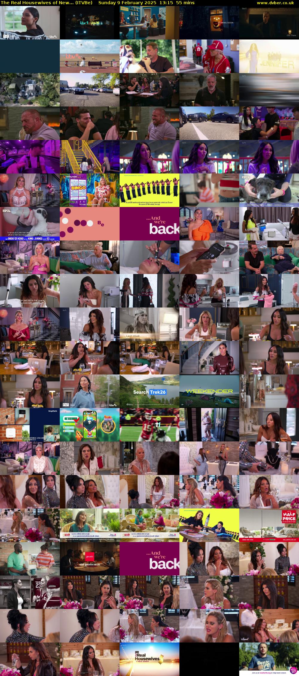 The Real Housewives of New... (ITVBe) Sunday 9 February 2025 13:15 - 14:10