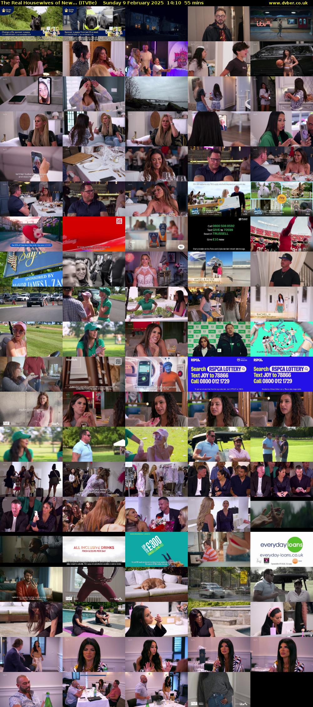 The Real Housewives of New... (ITVBe) Sunday 9 February 2025 14:10 - 15:05