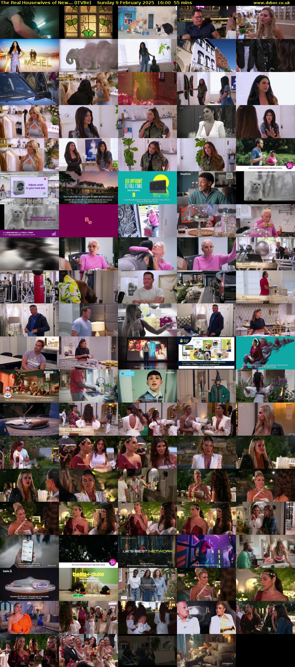 The Real Housewives of New... (ITVBe) Sunday 9 February 2025 16:00 - 16:55